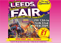 Leeds Valentines fair poster