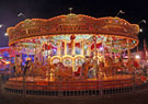 A Traditional fairground carousel
